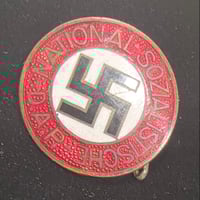 Image 3 of Inter-War (Nazi Germany) NSDAP Party Membership Badge - Early Version