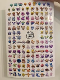 Image 2 of Pokemon Kanto Original 151 Poster ( 11x17 Print )