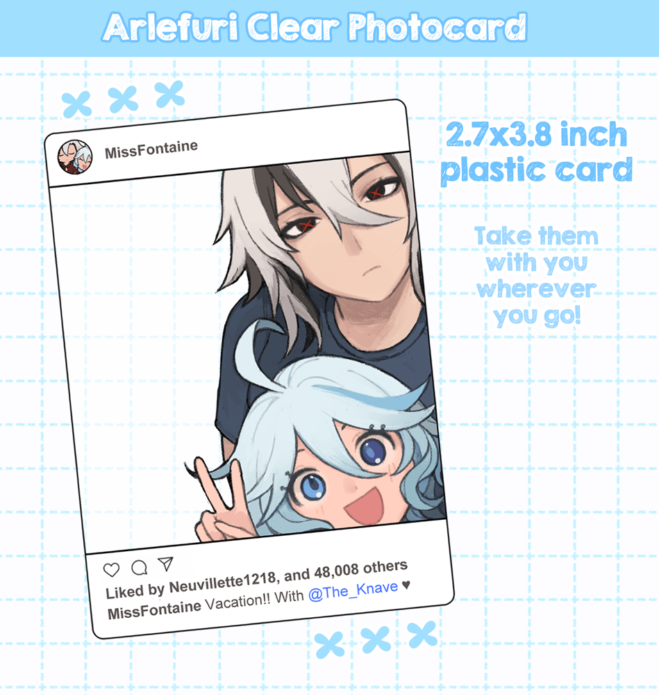 Image of [PRE-ORDER] Arlefuri Clear Photocard