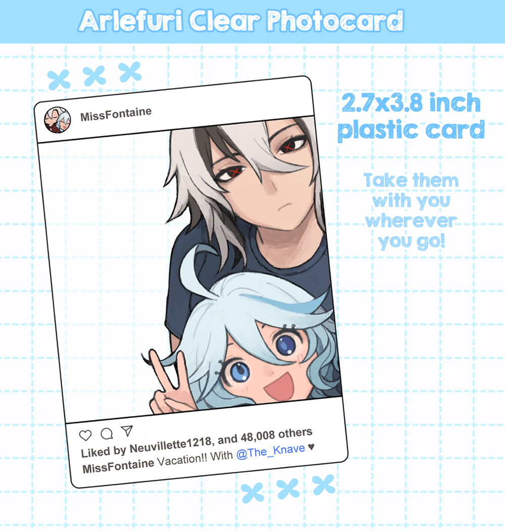 Image of [PRE-ORDER] Arlefuri Clear Photocard