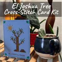 El Joshua Tree Cross-Stitch Card Kit