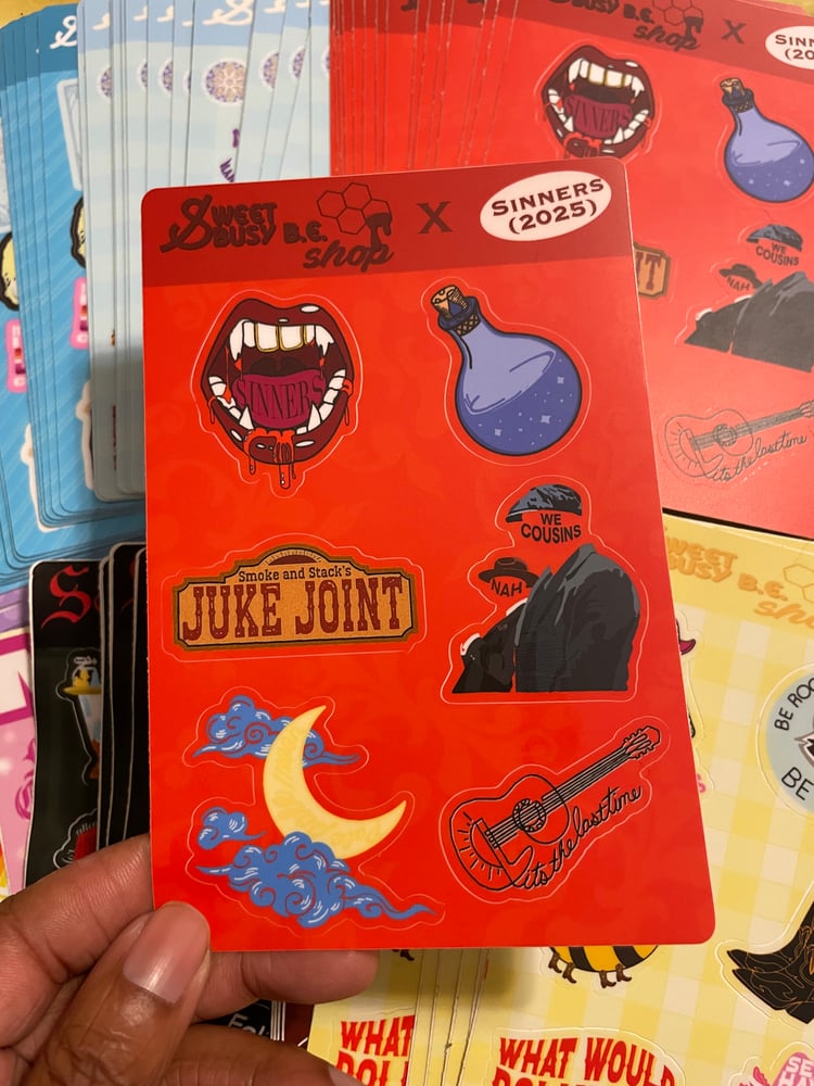 Image of Sinners Sticker Sheet