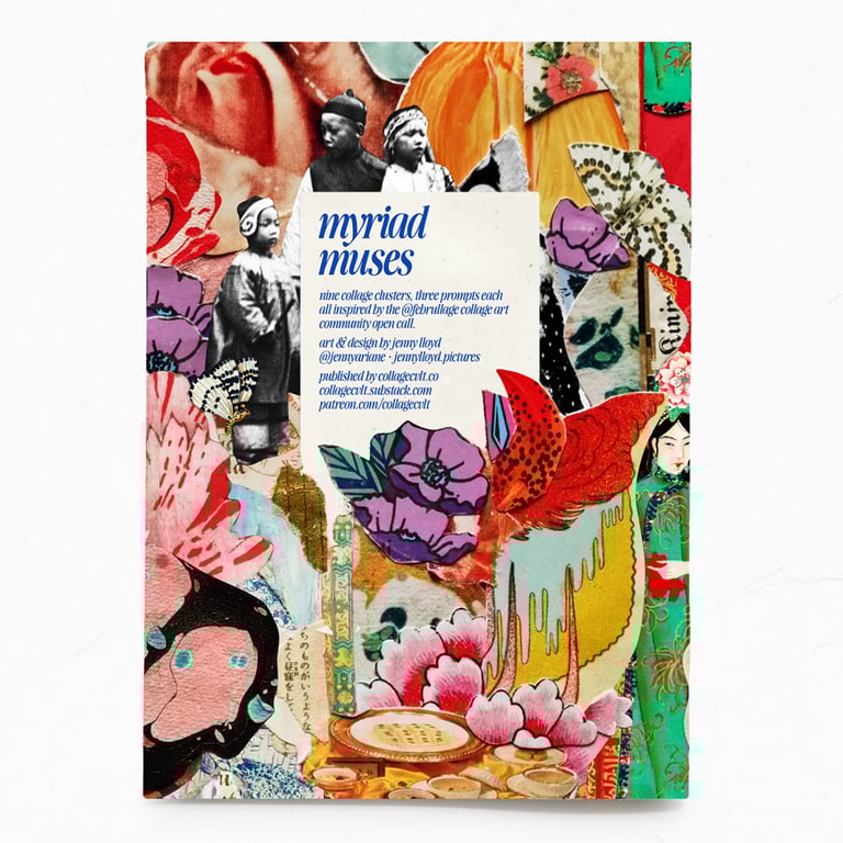 ‘myriad muses,’ a februllage zine – magical collage character clusters Image 5