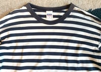 Image 2 of Iron Heart IHTB-01 heavy cotton striped shirt, size L (fits M)