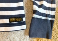 Image 5 of Iron Heart IHTB-01 heavy cotton striped shirt, size L (fits M)