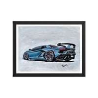Image 1 of 'Black Framed' Lamborghini SVJ