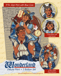 [PREORDER] WONDERLAND Print & button set
