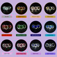 Image 3 of Earrings and ring set - 80s Barbie style