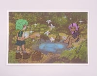 wishing fountain mini print