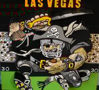 Image 5 of Las Vegas Raiders Hand Crafted NFL 3D Wooden Diorama Cartooning Wall Décor