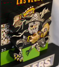 Image 7 of Las Vegas Raiders Hand Crafted NFL 3D Wooden Diorama Cartooning Wall Décor