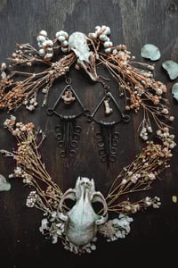Image 2 of Witchspine Bone Earrings