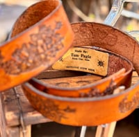 Image 3 of Original Tom Fugle Rose Leather Belt