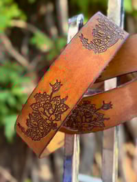 Image 2 of Original Tom Fugle Rose Leather Belt