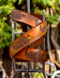 Image 1 of Original Tom Fugle Rose Leather Belt