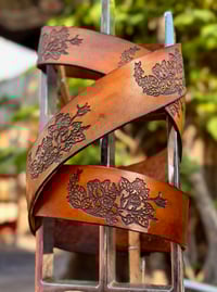 Image 4 of Original Tom Fugle Rose Leather Belt