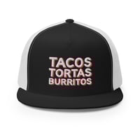 Image 2 of Tacos Tortas Burritos-Trucker Cap 
