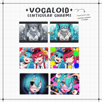 Image 3 of [PRE-ORDER] Vocaloid Lenticular Charms