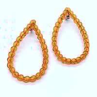 Barley Sugar Bubble Stud Earrings Large