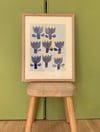 marine tulips ~ work on paper