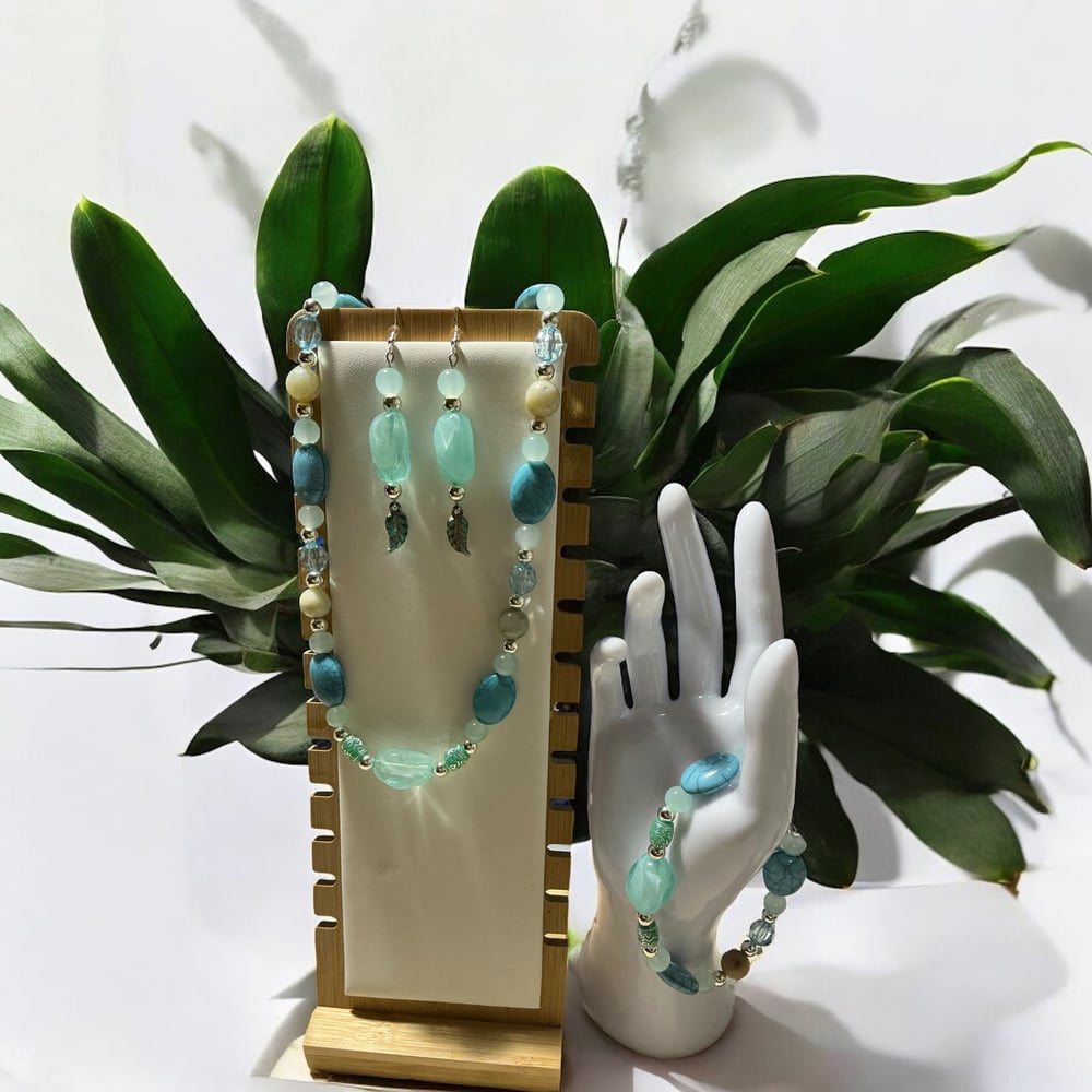 Image of 3 Piece Beaded Jewelry Set