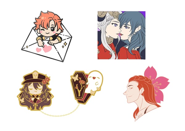 Image of ZINE YARD SALE: Enamel Pins