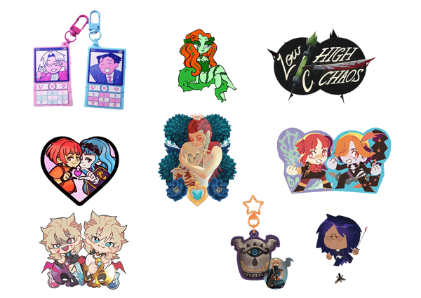 Image of ZINE YARD SALE: Charms