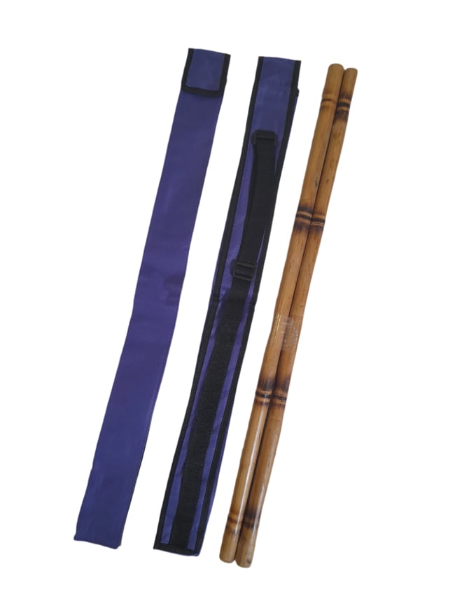 Arnis Kali Rattan Sticks with Carry Bag FMA Escrima Multicolour