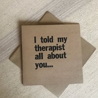 Image 1 of Therapist - greeting card