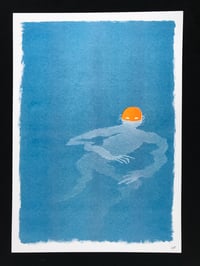 Image 3 of Swimmer - A3 Riso Print