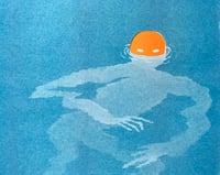 Image 1 of Swimmer - A3 Riso Print