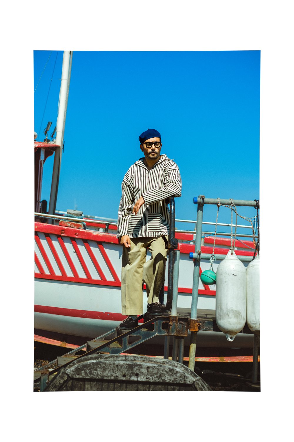 THE CAPRI SMOCK (BLACK STRIPE)