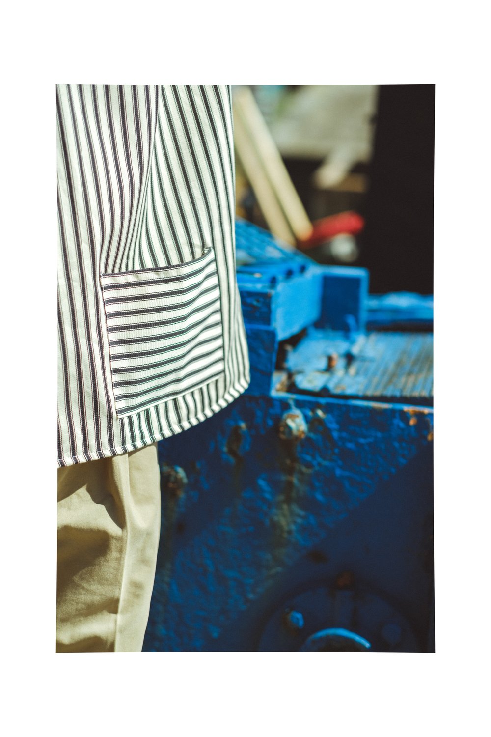 THE CAPRI SMOCK (BLACK STRIPE)