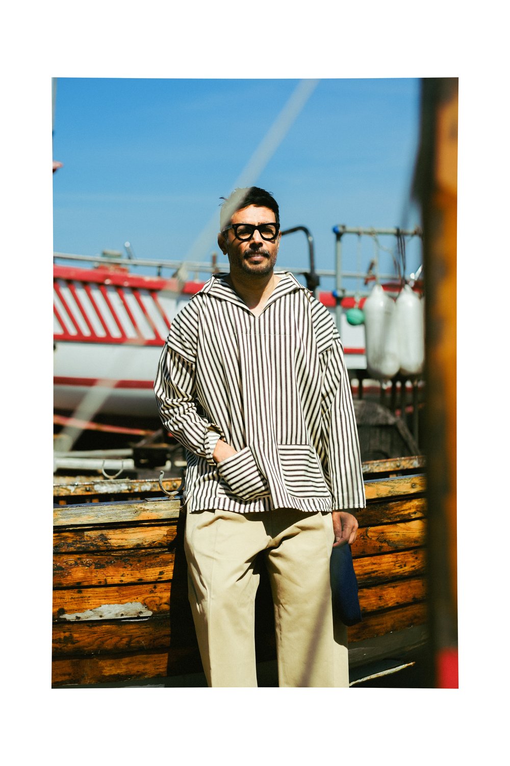 THE CAPRI SMOCK (BLACK STRIPE)
