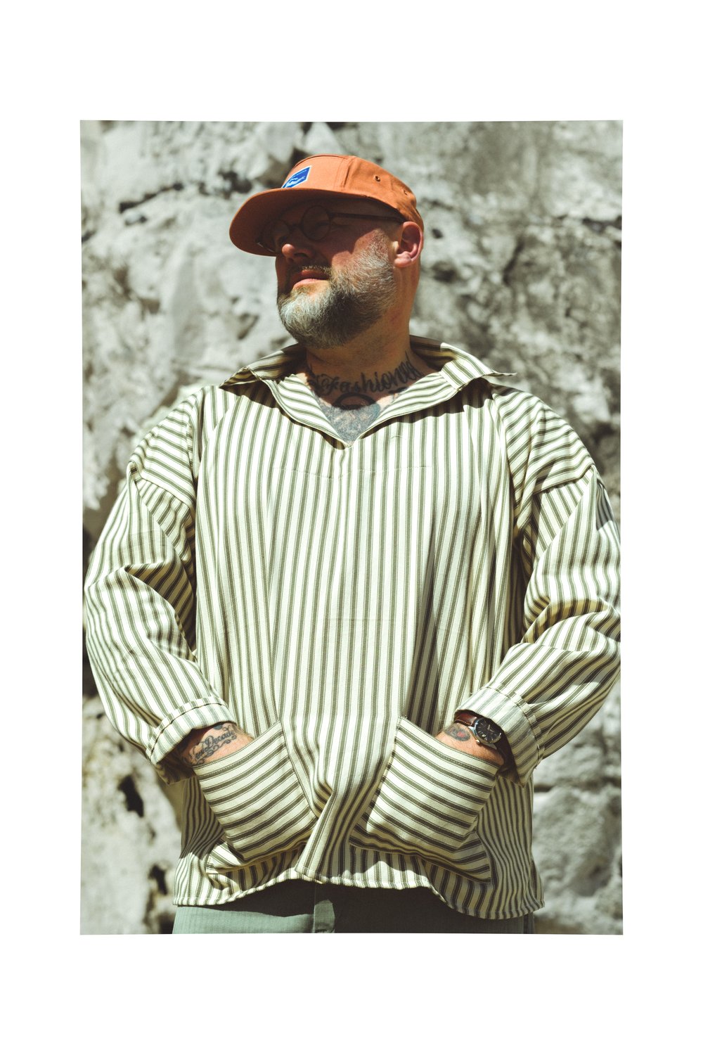 THE CAPRI SMOCK (OLIVE STRIPE)