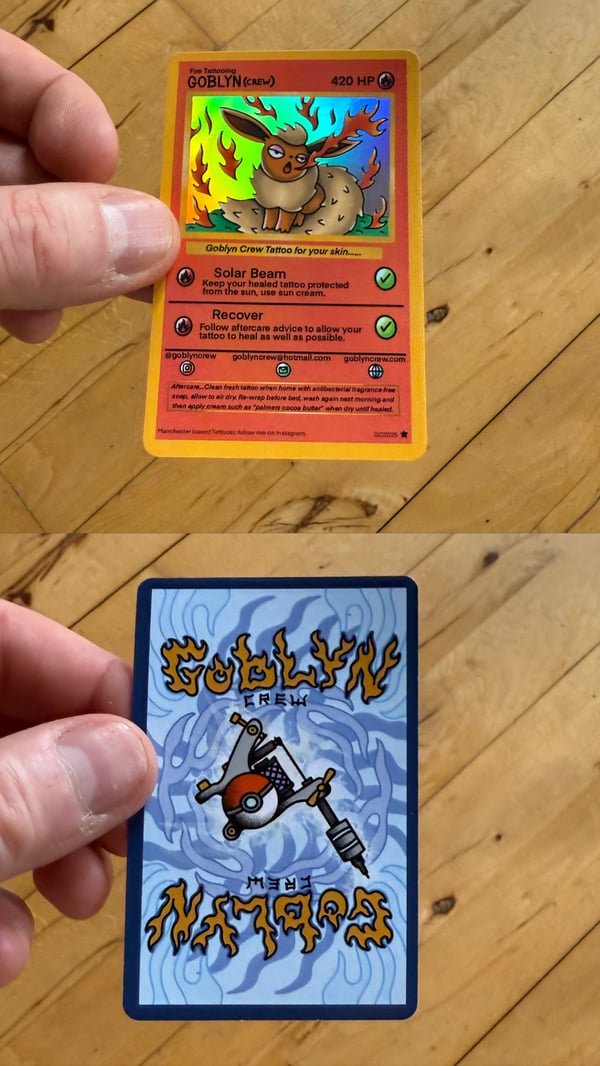 Image of Pokétat card number 3 - fire type