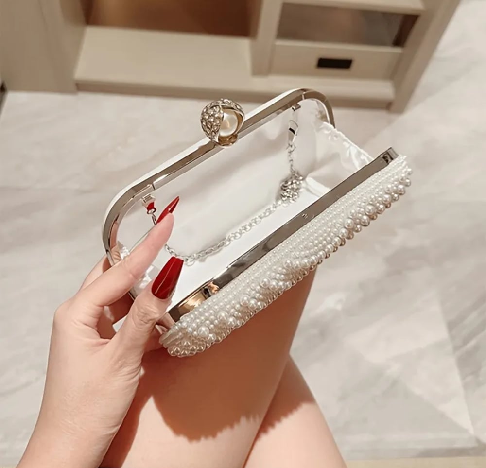 Image of Luxe Evening Clutch | Elegant Cheongsam| Inspired Bag for Weddings and Special Occasions