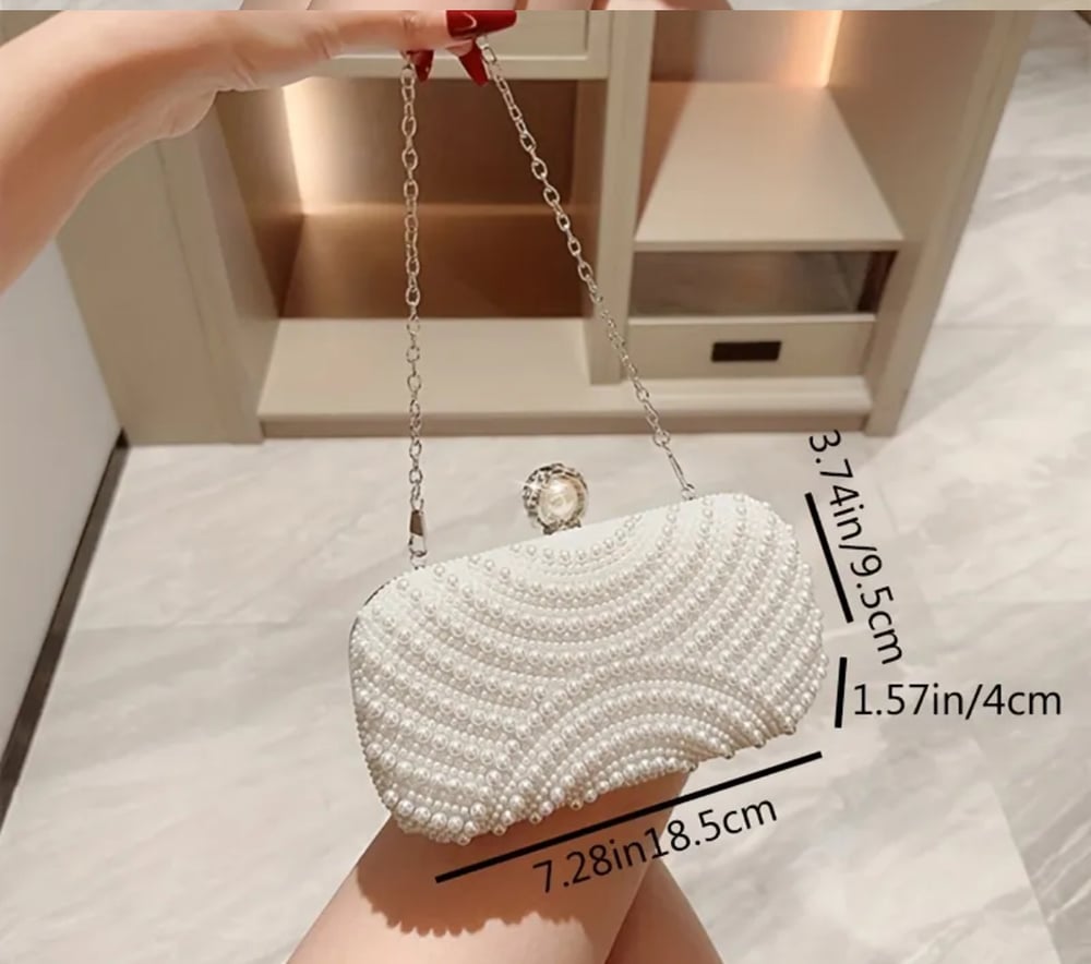 Image of Luxe Evening Clutch | Elegant Cheongsam| Inspired Bag for Weddings and Special Occasions