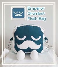 Image 1 of Emperor Grumbot Plush Bag (PREORDER)