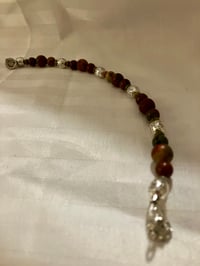 Image 2 of Red Creek and Unakite Jasper Bracelet – Earthy Elegance for Everyone