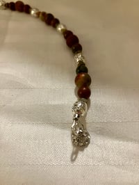 Image 4 of Red Creek and Unakite Jasper Bracelet – Earthy Elegance for Everyone