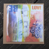Image 2 of Single greetings card - Be Love