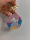 Porte-clefs Chats Nuages