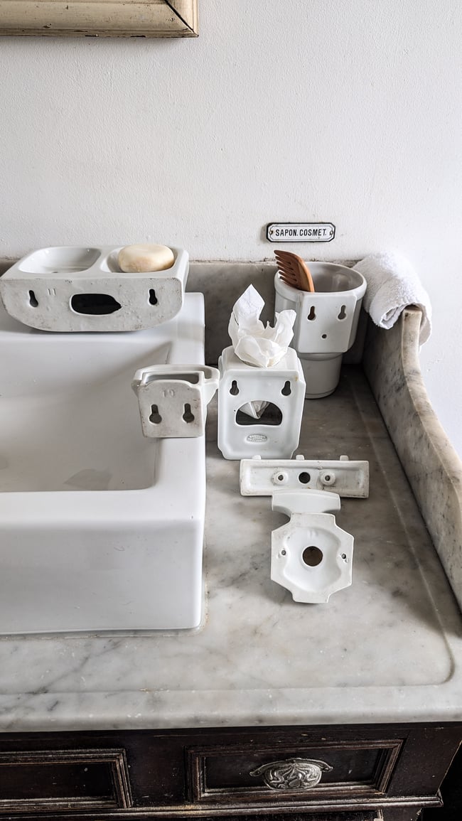 Ensemble porcelaine. 