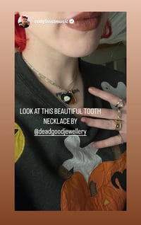 Image 6 of Dead Good Tooth necklace 