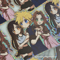 Image 2 of FF7R OUR BODYGUARD STICKERS [B GRADE]