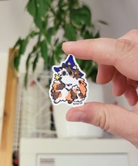 Image 2 of Calico Wizard - Vinyl Sticker