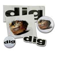 dig - button / sticker pack