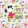 SNOOPY X NCT - 127 Squad Vinyl Sticker