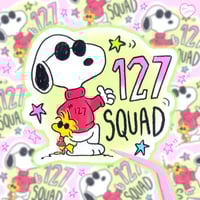 SNOOPY X NCT - 127 Squad Vinyl Sticker